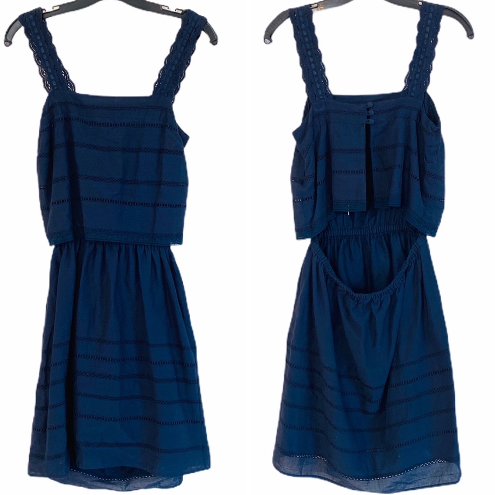 Romeo & Juliet Couture Eyelet Open Back Dress Sz S